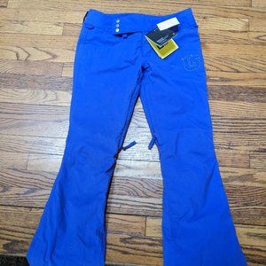 Burton Indulgence Snow Pants, Size Small, Royal Blue